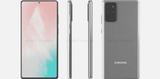 Samsung Galaxy Note 20 rendes CAD