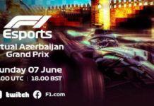 F1, Formula 1, Virtual GP, Azerbaijan, Baku, George Russell, Charles Leclerc, Williams, Ferrari
