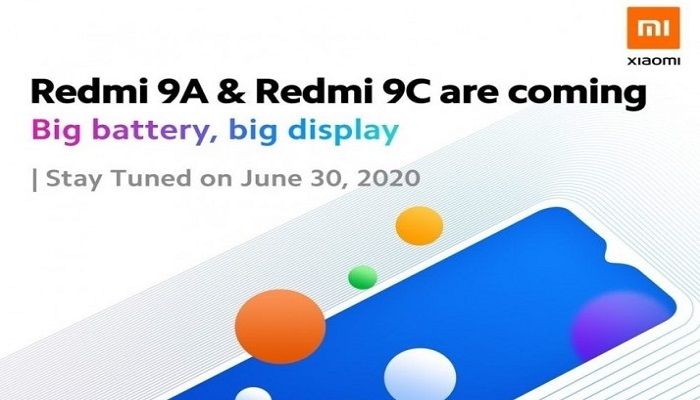 Xiaomi teaser Redmi 9A Redmi 9C