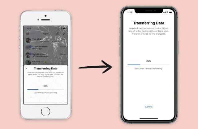 Signal: ecco come il trasferimento dati su iOS sarà più sicuro
