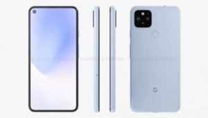 Google Pixel 5 XL CAD render