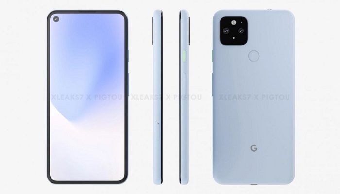 Google Pixel 5 XL CAD render