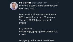 Twitter, truffa, Elon Musk, Jeff Bezos, Bill Gates, bitcoin