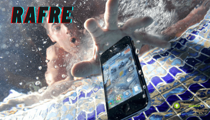 Smartphone: il nuovo dispositivo RAFRE si può lavare con acqua e sapone!