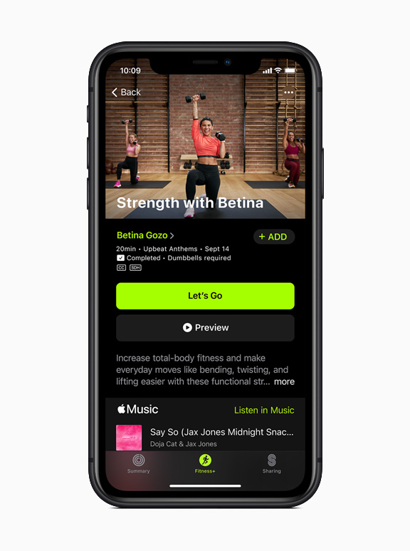 Apple Fitness+, ecco il nuovo servizio che porta la palestra a casa tua