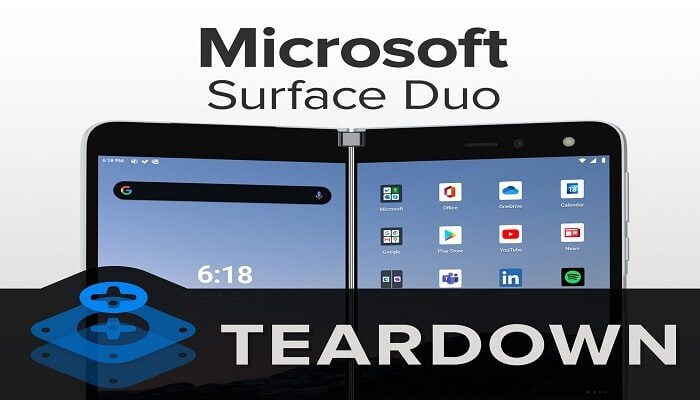 Microsoft, Surface Duo, Surface, Teardown, iFixit