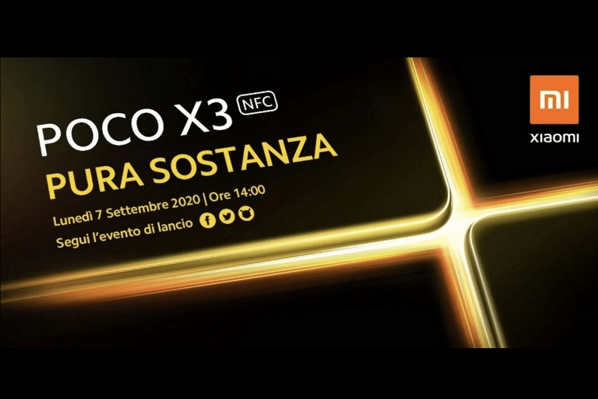 Poco X3 data debutto Italia teaser