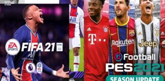 FIFA 21 PES 21 differenze