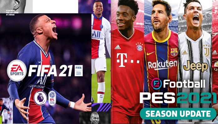 FIFA 21 PES 21 differenze