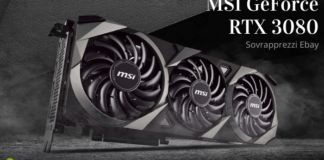 MSI GeForce RTX 3080: "leggero" sovrapprezzo su eBay per la scheda video