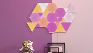 Nanoleaf, Shapes, Triangles, Mini Triangles, Hexagons