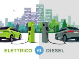 auto Diesel contro auto elettrica