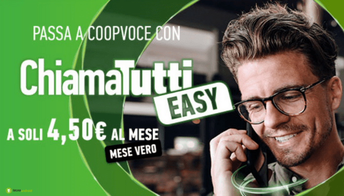 CoopVoce Easy: è tornata la promozione con 10 gb a 4,50 euro al mese