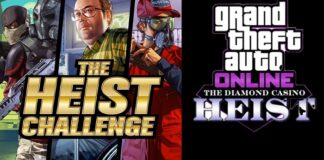 GTA V, GTA Online, Rockstar Games, Heist Challenge, DLC
