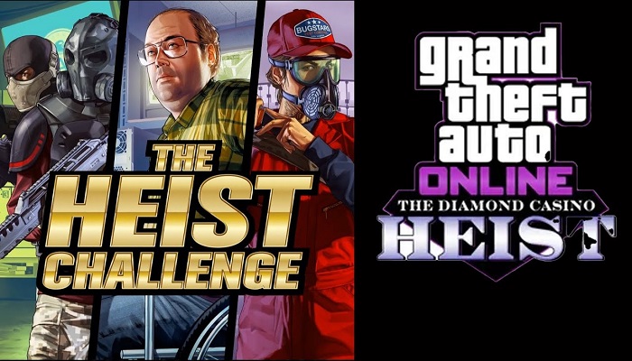 GTA V, GTA Online, Rockstar Games, Heist Challenge, DLC