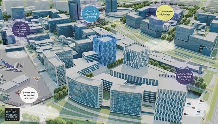 Jaguar Land Rover piccola città smart per testare la guida autonoma