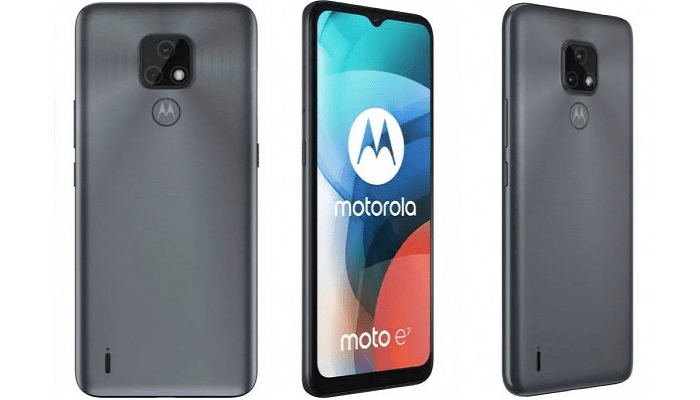 Motorola Moto E7 renders