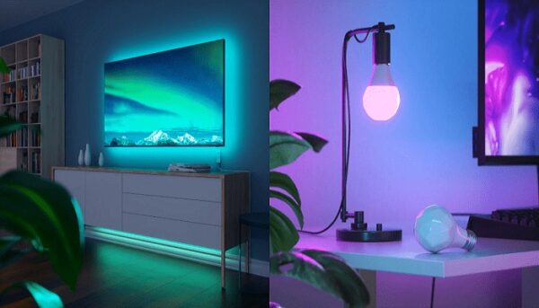 Nanoleaf, Nanoleaf Essentials, Lampadina, Striscia LED, Apple, Homekit, Google, Google Home, Google Assistant