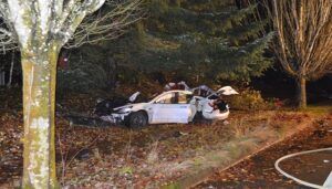 Tesla Model 3 grave incidente batterie ovunque