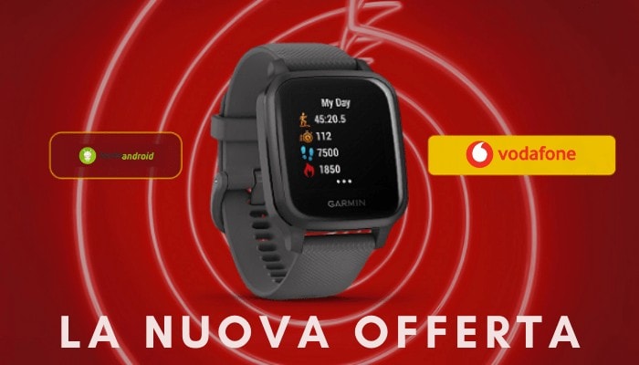 Vodafone: arriva l’offerta Infinito Sport Edition con Garmin Venu Sq
