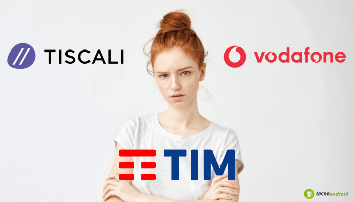Operatori telefonici: arriva la doccia fredda da TIM, Tiscali, Vodafone