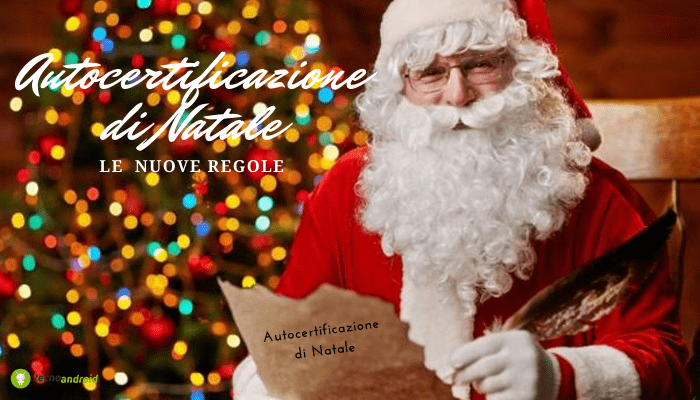 Autocertificazione di Natale: i chiarimenti sul nuovo decreto natalizio