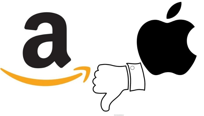 Amazon e Apple: troppi rifiuti secondo il Regno Unito