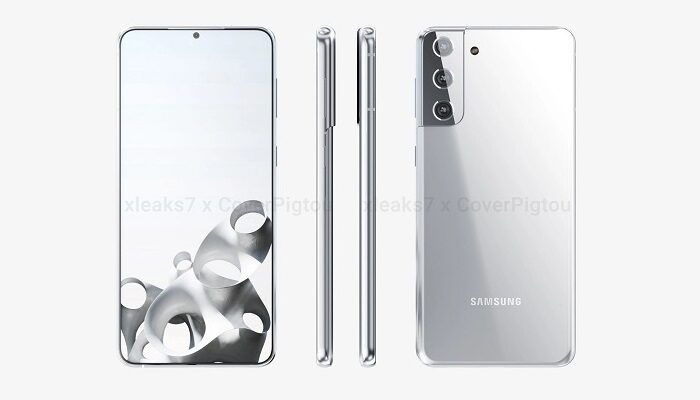 Samsung, Galaxy S21, Galaxy S21 Plus, Galaxy S21 Ultra, Render