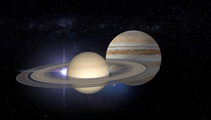 Astronomia: la congiunzione planetaria osservata dalla Luna