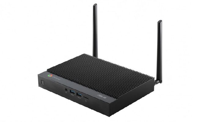 Asus Fanless Chromebox: dispositivo senza ventole simile ad un router