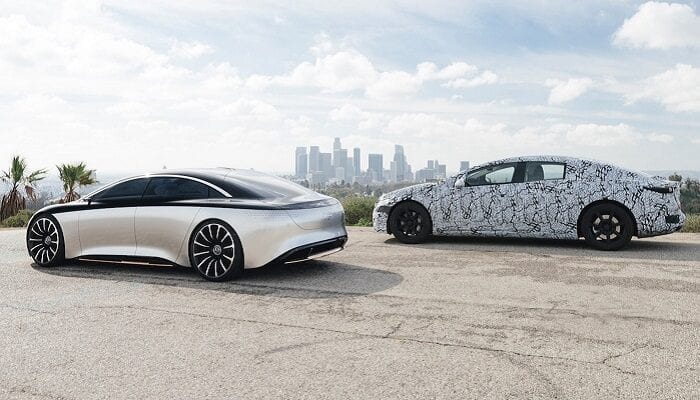Mercedes-Benz, Mercedes, EQS, Vision EQS, Concept, vettura elettrica, Tesla