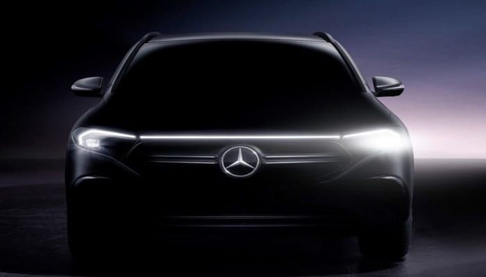 Mercedes EQA crossover elettrico teaser