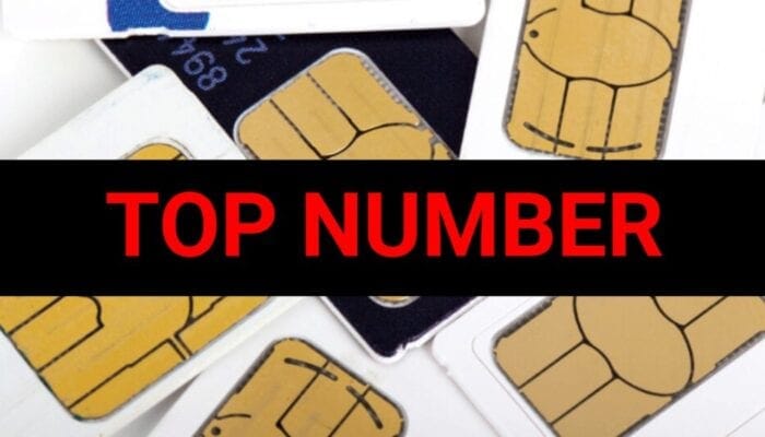 sim top number