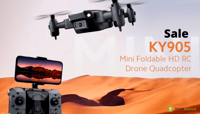 Droni: affrettatevi, da oggi il mini-drone WiFi KY905 tascabile è scontato a 27 euro