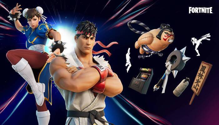 fortnite-street-fighter-download-nuove-skin-aggiornamento-ryu-chun-li-personaggi-cacciatori