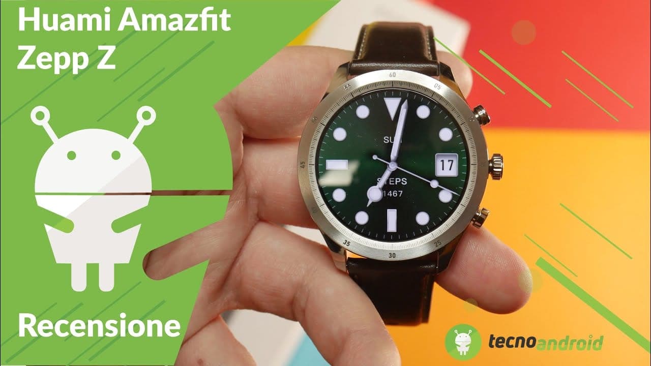 Recensione Huami Amazfit Zepp Z: elegante smartwatch in titanio.