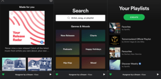 spotify-ui-android-download-interfaccia-utente-libreria-playlist-scarica