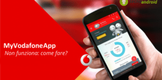My Vodafone: cosa fare in caso di arresto forzato dell'applicazione