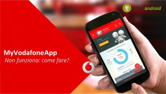 My Vodafone: cosa fare in caso di arresto forzato dell’applicazione