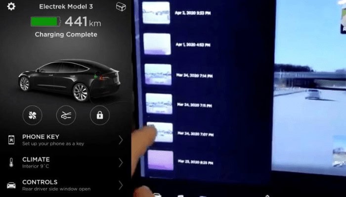 Tesla: in questo modo gli utenti potranno visualizzare dalle telecamere delle loro auto