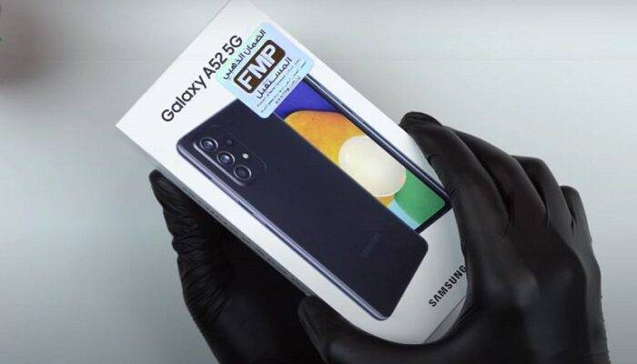 Samsung Galaxy A52 5G video unboxing