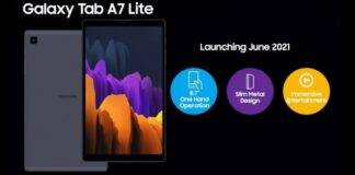 Samsung Galaxy Tab A7 Lite FCC specs