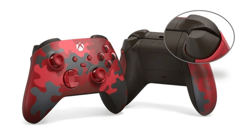 Xbox controller rosso