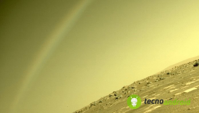 Marte: quello che si vede è davvero un arcobaleno? Ecco la verità