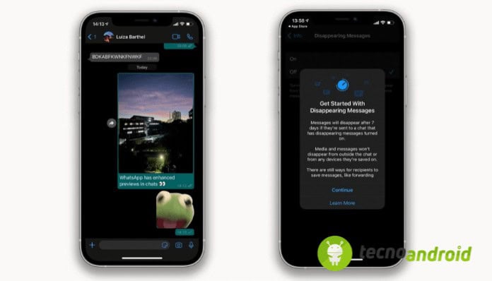 WhatsApp anteprima immagini