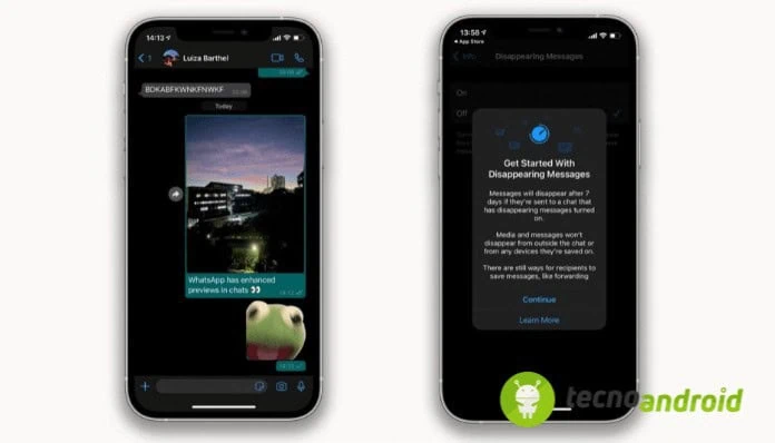 WhatsApp anteprima immagini