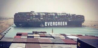 Ever Given, Evergreen, Canale di Suez, Egitto,