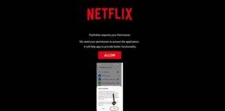 FlixOnline Netflix malware Android
