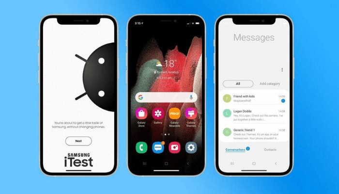 iTest è la nuova app di Samsung che trasforma il tuo iPhone in un Galaxy