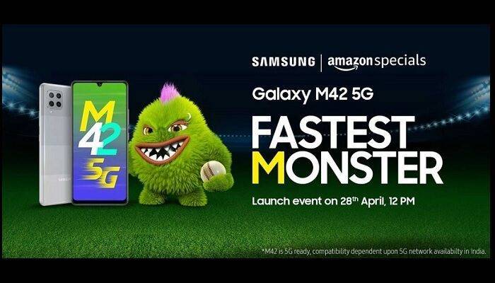 Samsung Galaxy M42 5G debutto specs Amazon India